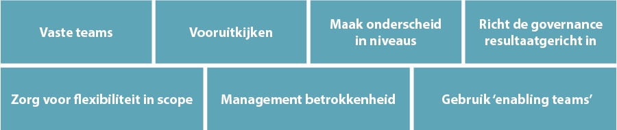 Agile Governance aanbevelingen
